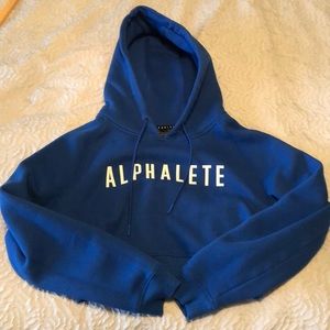 Alphalete crop hoodie